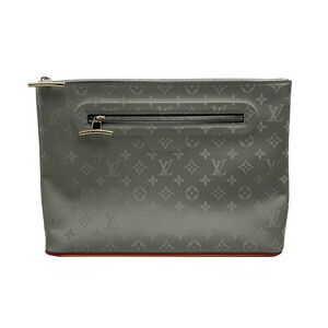 Louis Vuitton Clutch Bag Monogram Titanium Pochette Cosmos Gray
